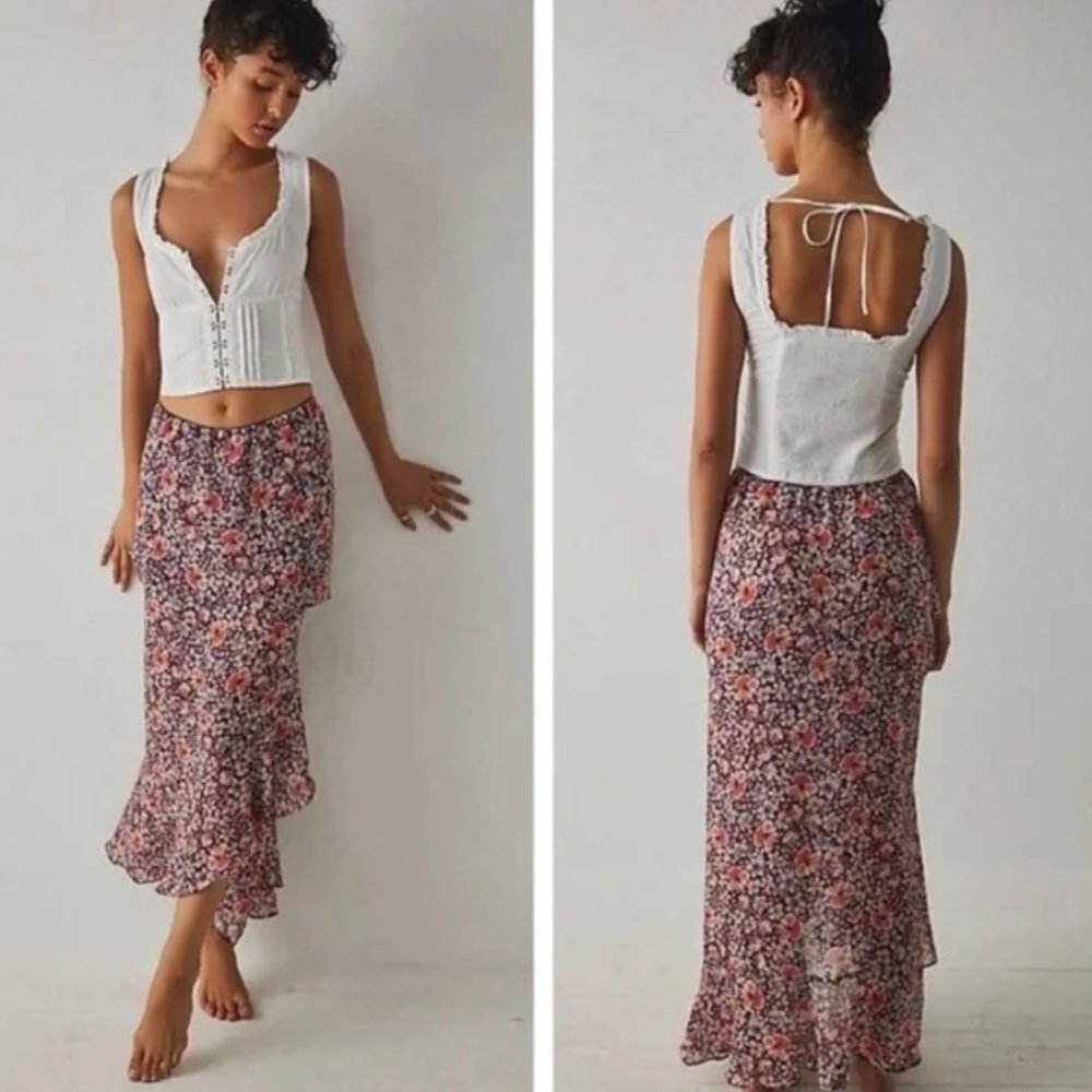 NWOT Free People Intimately Romance Me Half Slip
